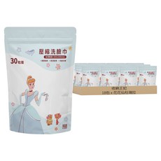 收納王妃 迪士尼壓縮洗臉巾 花花仙杜瑞拉 200 x 200mm, 30個, 18包