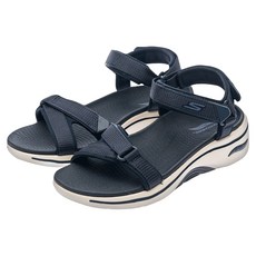 SKECHERS 女款 GO WALK ARCH FIT 2.0 SANDAL 涼鞋 140876NVY, 海軍藍, 26cm
