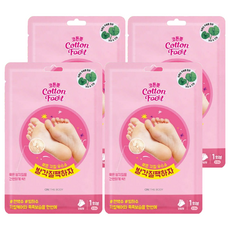 온더바디 코튼풋 발각질팩하자 풋 필링마스크, 1개입, 4개, 40ml