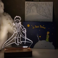 Le Petit Prince LED情感壓克力燈, 燈泡色