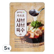 gomgom 鰹魚涮涮鍋湯底 (高湯 1： 水 7), 200g, 5個