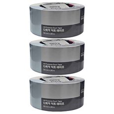 3M 多功能管道膠帶 銀色 50mm x 25m, 3個