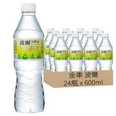金車 波爾 天然水, 600ml, 24瓶