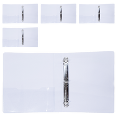 Youngoh 3孔D型環活頁夾 3cm, 白色 + 透明色, 5本