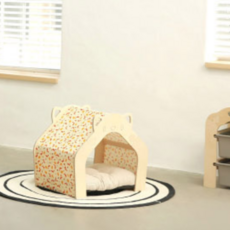 Famor 安全寵物屋標準+高級坐墊套裝, 房子（狐狸）、靠墊（隨機發貨）