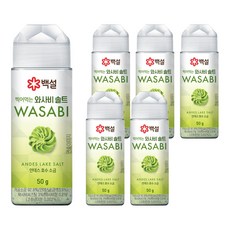 CJ BEKSUL 白雪 芥末沾醬鹽, 6個, 50g