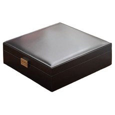 PORA BELLA 內襯絨布皮革703首飾盒 - 長26.5公分x寬26.5公分x高8.5公分