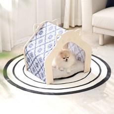 Famor 安全寵物屋標準+高級坐墊套裝, 房子（頭巾），靠墊（隨機發貨）