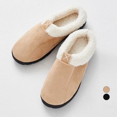 CARET _毛絨內襯麂皮辦公室拖鞋, 42-43 (260-265), 棕色