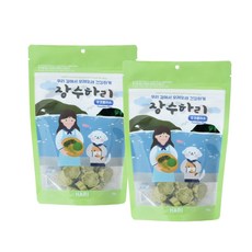 펫즈메모리하리 강아지 장수하리 후코플러스 수제간식, 2개, 혼합맛(미역귀/톳), 150g