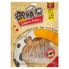 USHiNE FARM 御膳房 UF20810 美味芝麻肉條 犬貓適用, 雞肉/芝麻, 120g, 1包