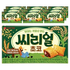 롯데웰푸드 씨리얼 초코, 42g, 10개