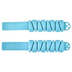 AD ROCKET 矽膠負重環 /手環/腳環/專業加重器/綁手沙袋/綁腿沙袋/沙包/沙袋 900g 2個, 藍色