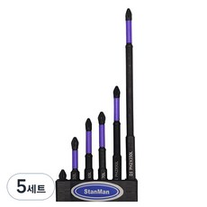 StanMan 六角柄防滑磁吸十字螺絲起子頭6件組, 5套