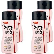 WOOMTREE 低糖辣椒醬, 4個, 290g