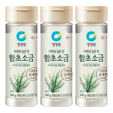 청정원 함초소금, 140g, 3개