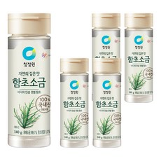 청정원 함초소금, 140g, 5개