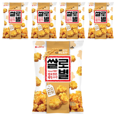 롯데웰푸드 쌀로만든 쌀로별 고소한맛, 156g, 5개
