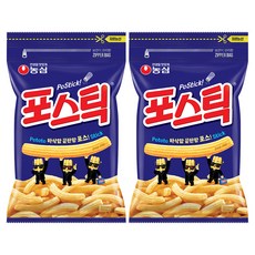 농심 포스틱 과자, 280g, 2개