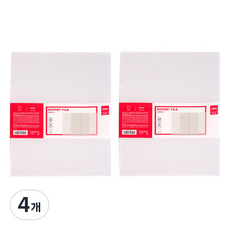 델리 L홀더 파일 A4 EF00212 10p, 투명, 4개