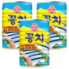 오뚜기 꽁치 통조림, 400g, 3개