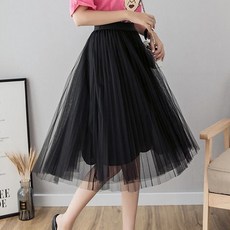 Highary鬆緊帶蕾絲芭蕾舞裙