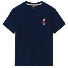 Octa Mini Me Intense Brodog 短袖 T 卹 1TS006, 海軍