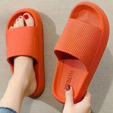 마이바스 소음방지 경량 슬리퍼, 오렌지, 1개