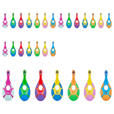 NATURE LOVE MERE Easy Grip 動物造型嬰幼兒牙刷 0~2歲適用, 7支, 4盒