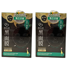 MY SCHEMING 我的心機 茶樹控油調理荳荳黑面膜, 8片, 2盒