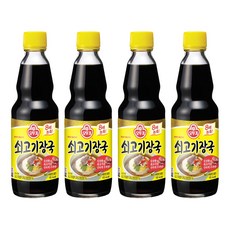 오뚜기 쇠고기장국, 4개, 360ml
