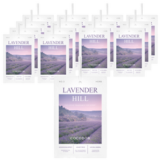 코코도르 퍼퓸 샤쉐, 20g, 15개, 라벤더 힐