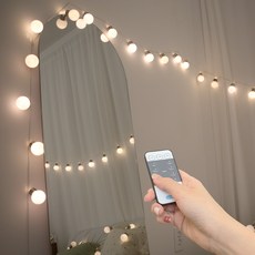 Fineblue 燈串 4.5CM L號 55顆+遙控器+收納袋, 單色