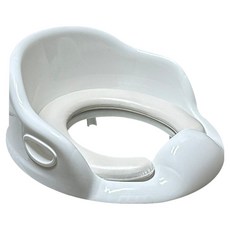 Ddabongbebe 幼兒用不搖晃的Ansimi馬桶坐墊兼用馬桶蓋, 象牙白
