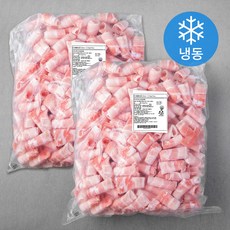 미트코리아 덴마크산 돌돌이 대패삽겹살 2mm (냉동), 2.5kg, 2봉