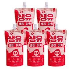 마이베프 반려동물 생유베리마치 펫밀크, 크랜베리맛, 200ml, 5개