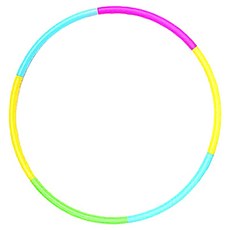 Ringringkaet 香氛彩色呼拉圈, 295g, 藍色 + 綠色 + 粉紅色 + 黃色, 1個