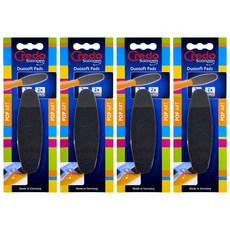 크레도 듀오 소프트 리필 풋 파일 패드 부드러운 면 2p + 거친면 2p 세트, 4개