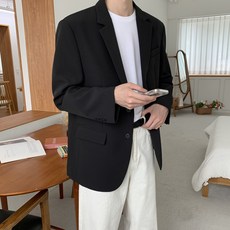 Zetta22 男士基本款Oversize單排扣西裝外套