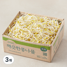 풀무원 깨끗한 콩나물, 1kg, 3개