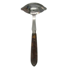 SABRE PARIS TORTOISE 澆汁湯勺 不鏽鋼 壓克力材質 18.5cm 法國製, 琥珀色, 1支