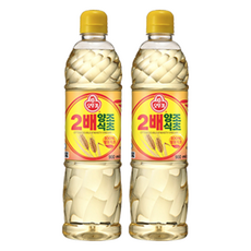 오뚜기 2배 양조식초, 900ml, 2개