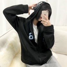 피어니스트 박시 캐주얼 후드집업