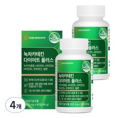 DAEWOONG LIFE SCIENCE 綠茶兒茶素Diet Plus補充錠 48g, 60顆, 4個