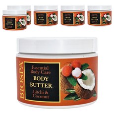 SEA OF SPA 荔枝椰奶身體精華霜, 350ml, 6罐