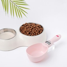 Laughing Charlie 寵物飼料秤重勺, 淺粉色, 1組
