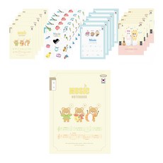 PENPIA 1 000 小學1-6年級音樂裝訂筆記本, 隨機出貨, 20個