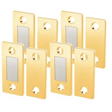 磁鐵門吸 4.2 x 1.7cm 一般款 亮金色 4個, 1組