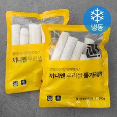 끼니엔 우리쌀 통가래떡 (냉동), 500g, 1개입, 2개
