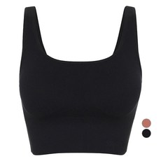 휠라 여성용 액티브 심리스 미들기장 브라탑 FI4ITG1043F